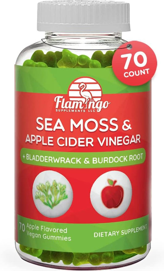 Organic Sea Moss & ACV Gummies - Boost Energy & Immunity