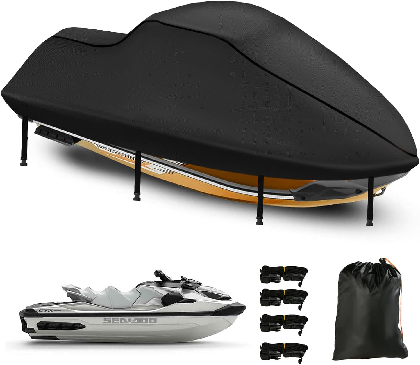 3 Seater Waterproof Jet Ski Covers for Seadoo and More