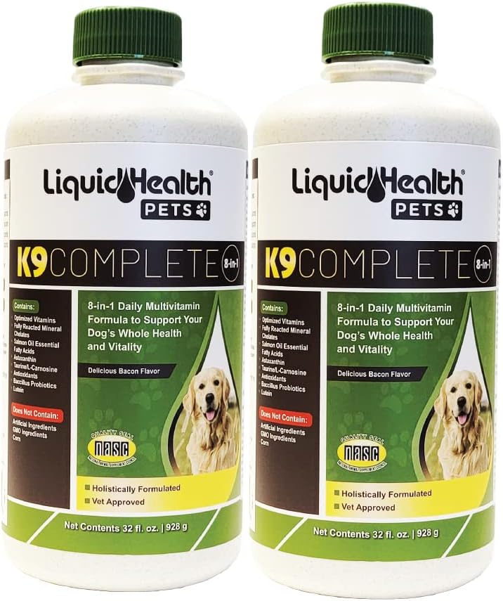 K9 Complete Liquid Multivitamin for Dogs - 8-in-1 Health Boost