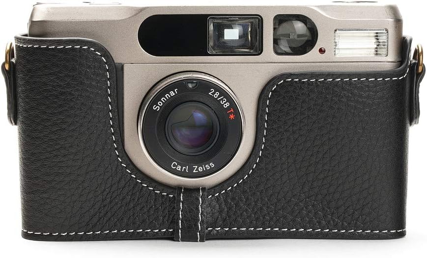 TP Original Handmade Genuine Leather Half Camera Case for Contax T2