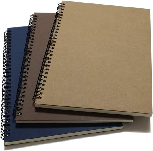 YUREE B5 Spiral Notebooks 3-Pack - 140 Lined Pages