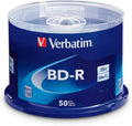Verbatim BD-R 25GB 16X Blu-ray Discs - 50 Pack for Archiving