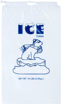 Infinite Pack 400 Ice Bags 10 lb with Drawstring - Heavy-Duty Storage