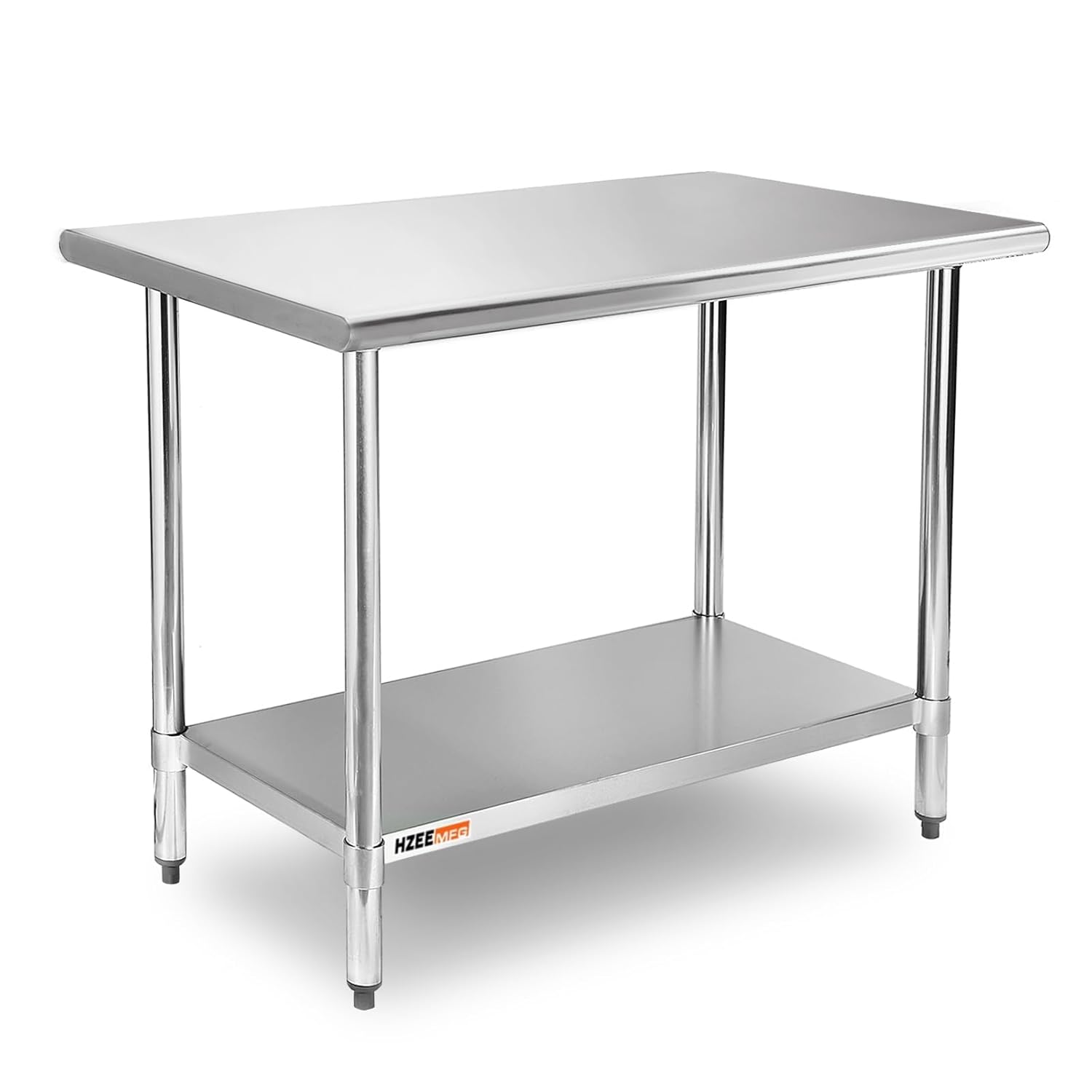 Stainless Steel Table for Prep & Work 24 x 36 inches, Heavy Duty