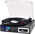 3 Speeds Record Player Portable Bluetooth Turntable - All-in-One Vinyl