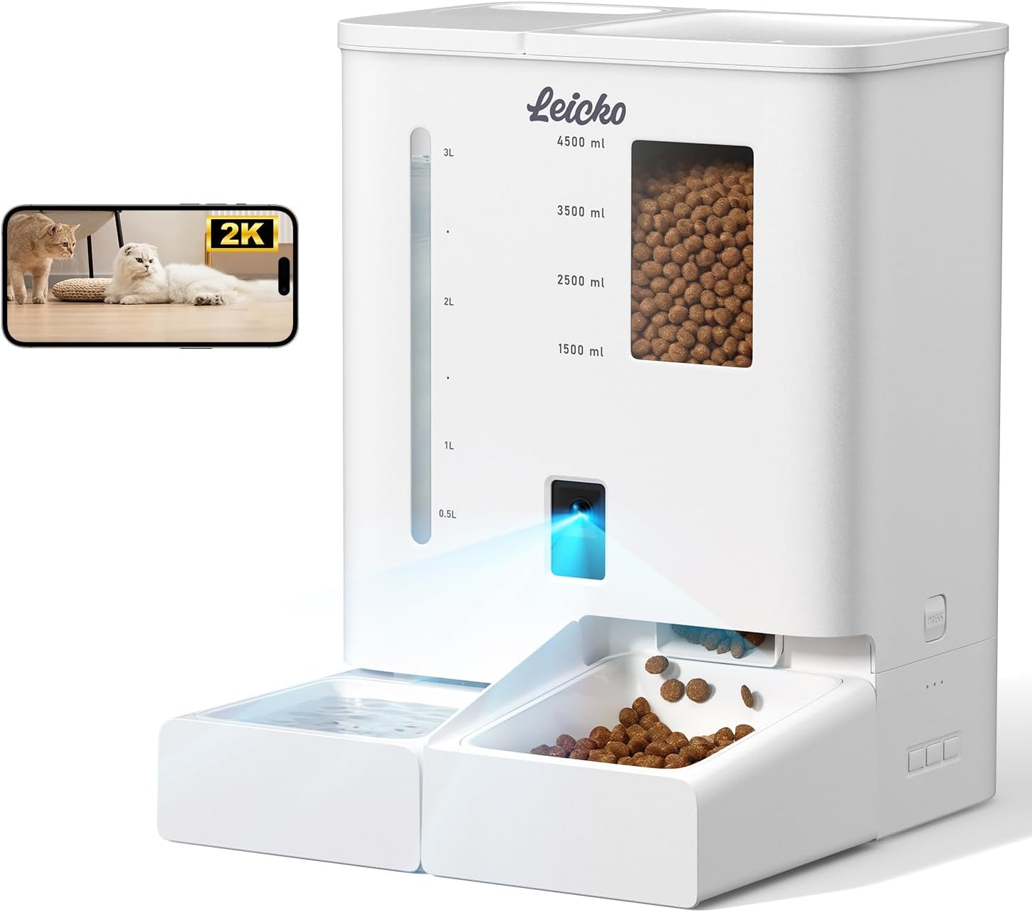 Smart Pet Feeder with Camera & 2K HD Video