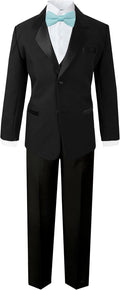 Boys' Classic Fit Tuxedo Set No Tail - Classic Special Occasion Suit