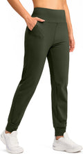 SANTINY Women's Fleece Lined Joggers - Warm Water (Style 16VY)