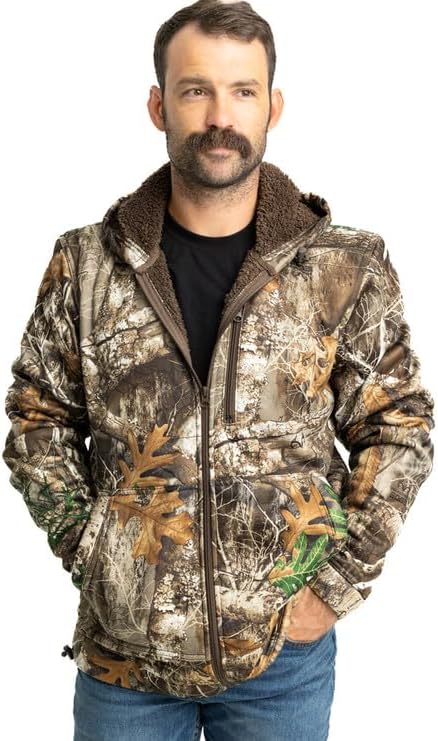 Realtree Men's Camo Midweight Hunting Performance Hoodies