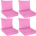 EAGLE PEAK Deep Seat Patio Cushion Set, 25 x 25 x 5 in - 4 Pack