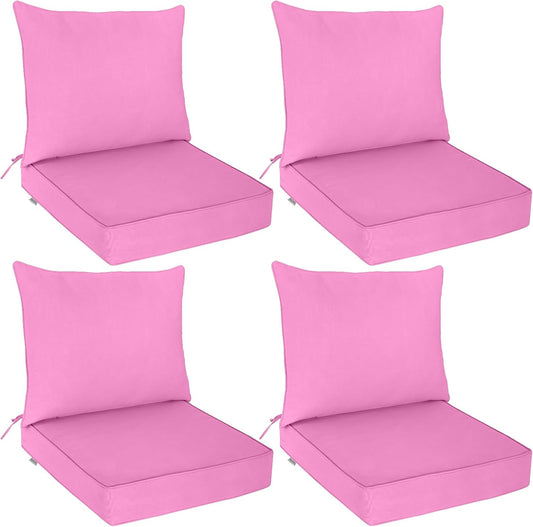 EAGLE PEAK Outdoor Deep Seat Patio Cushion Set for Comfort