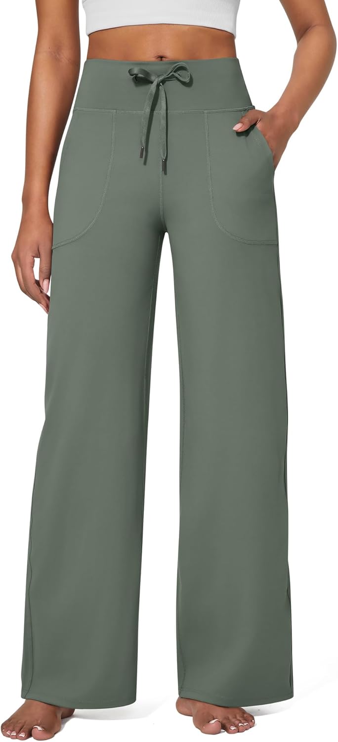 G4Free Wide Leg Pants for Women - Comfy High Waist Sweatpants