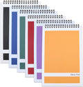 Top Spiral Steno Pads 6 Pack 6x9 in Notepads - Gregg Rule Pads