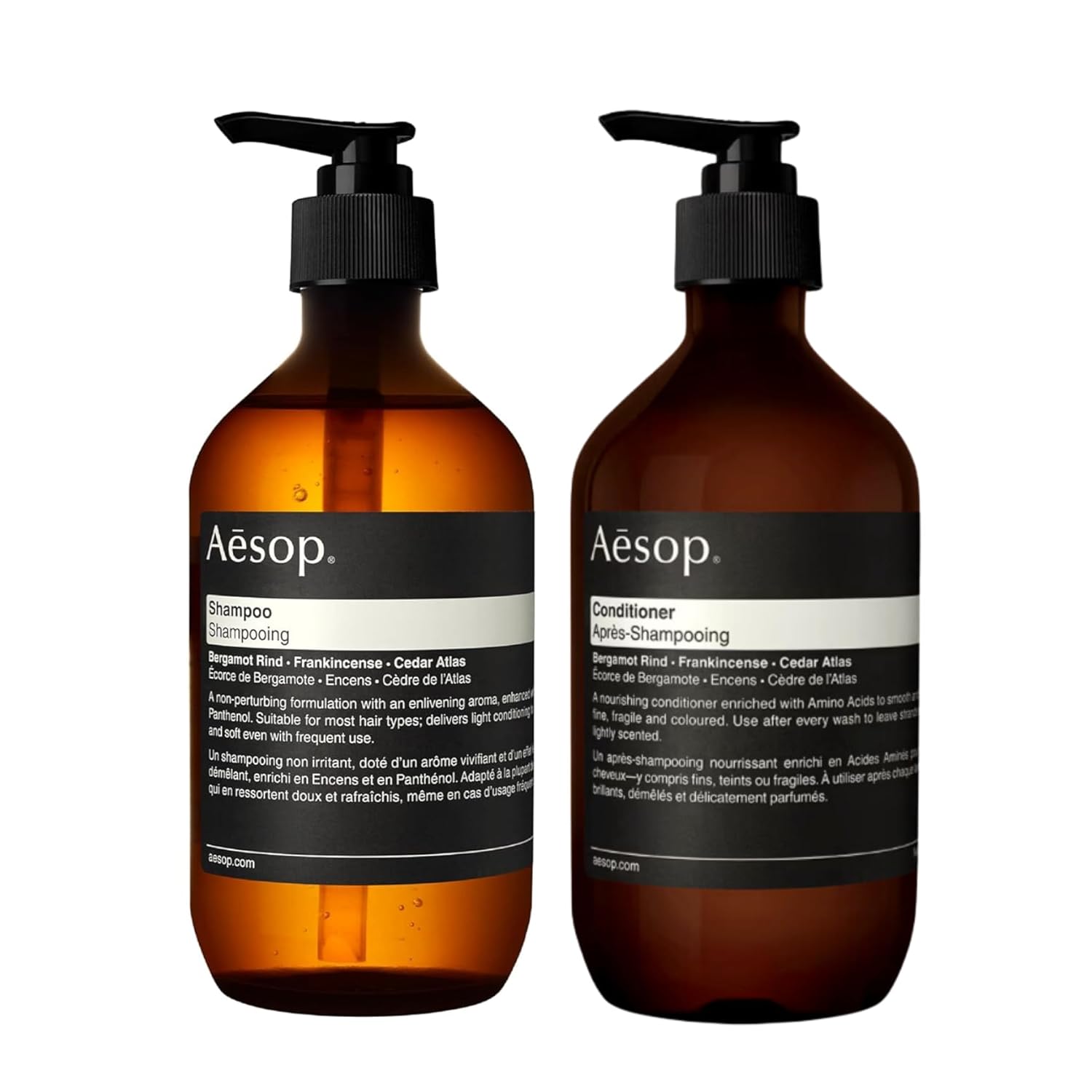Aesop Bergamot Rind Shampoo & Conditioner Set | Silky Hair, Cruelty-Free