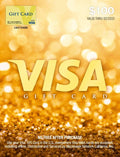 Visa $100 Gift Card with Purchase Fee for Easy Gifting