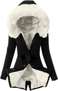SMIDOW Winter Coats For Women Long Puffer Parka - Warm Faux Fur Hood