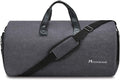 Convertible Garment Bag with Shoulder Strap - Carry On 2-in-1 Duffel