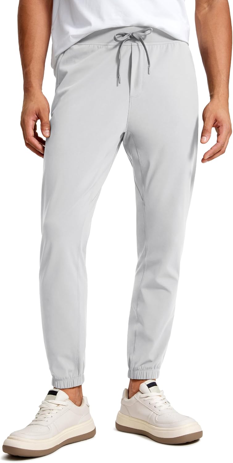 CRZ YOGA 4-Way Stretch Athletic Joggers for Men - Perfect Fit