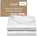 Cooling Waterproof Mattress Protector Queen - Ultra-Cool Comfort