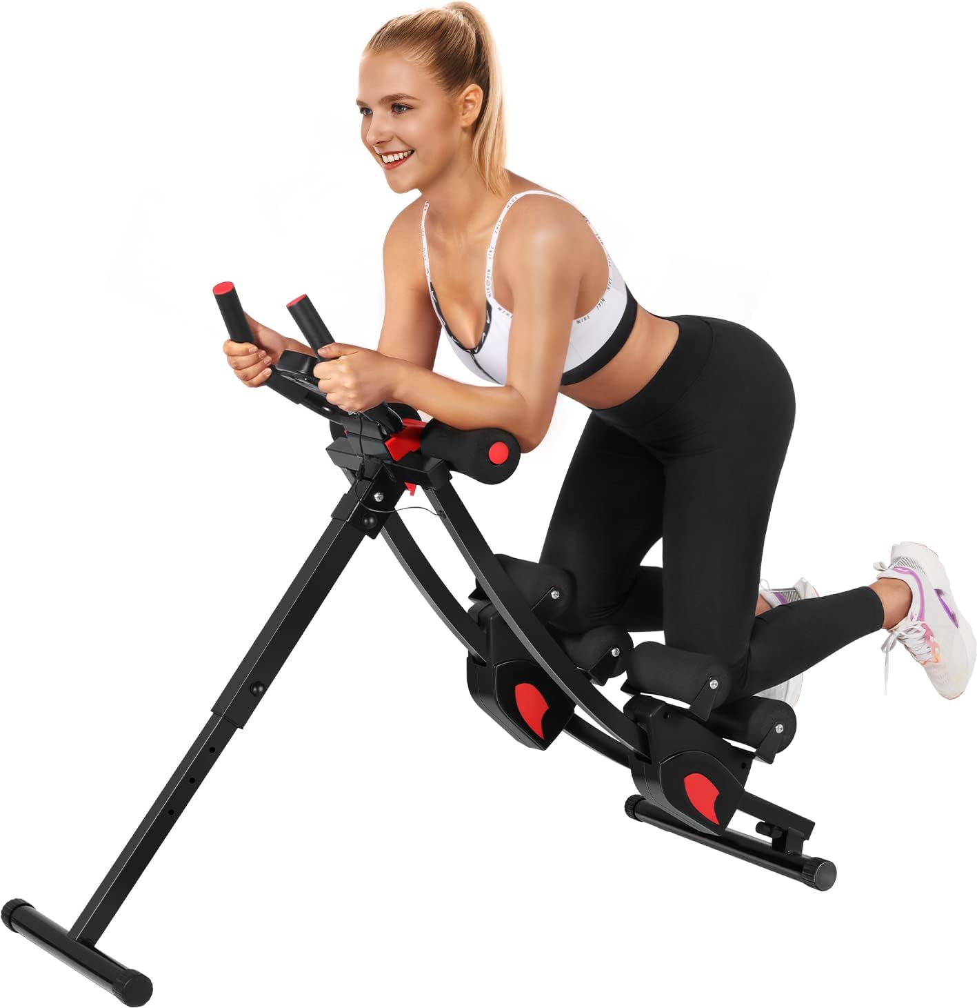 Ab Workout Equipment for Women - Adjustable Core Fitness Machine