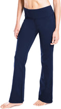 Yogipace Women's Bootcut Yoga Pants - Multiple Inseams for Best Fit at