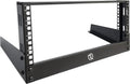 RIVECO 4U 2-Post Desktop 19 in Open Frame Rack - Stable Compact Unit