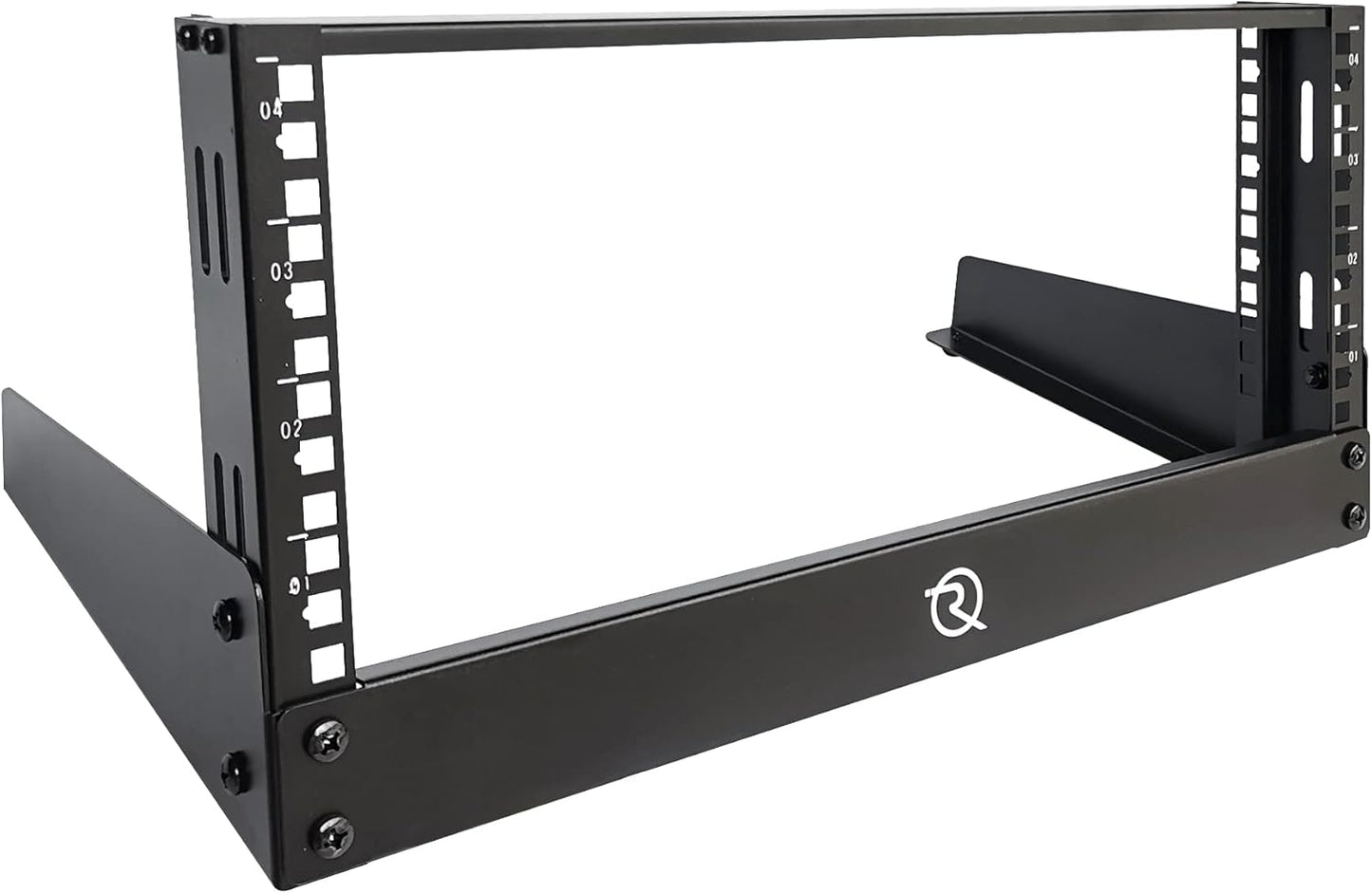 RIVECO 4U Network Rack Desktop 19 Inch Open Frame Shelf for IT