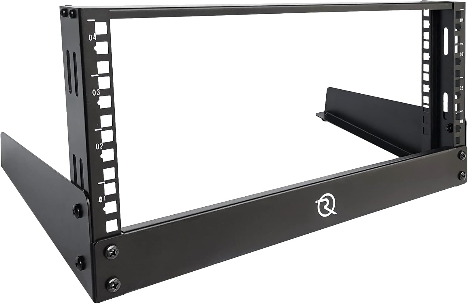 RIVECO 4U Network Rack Desktop 19 Inch Open Frame Shelf for IT