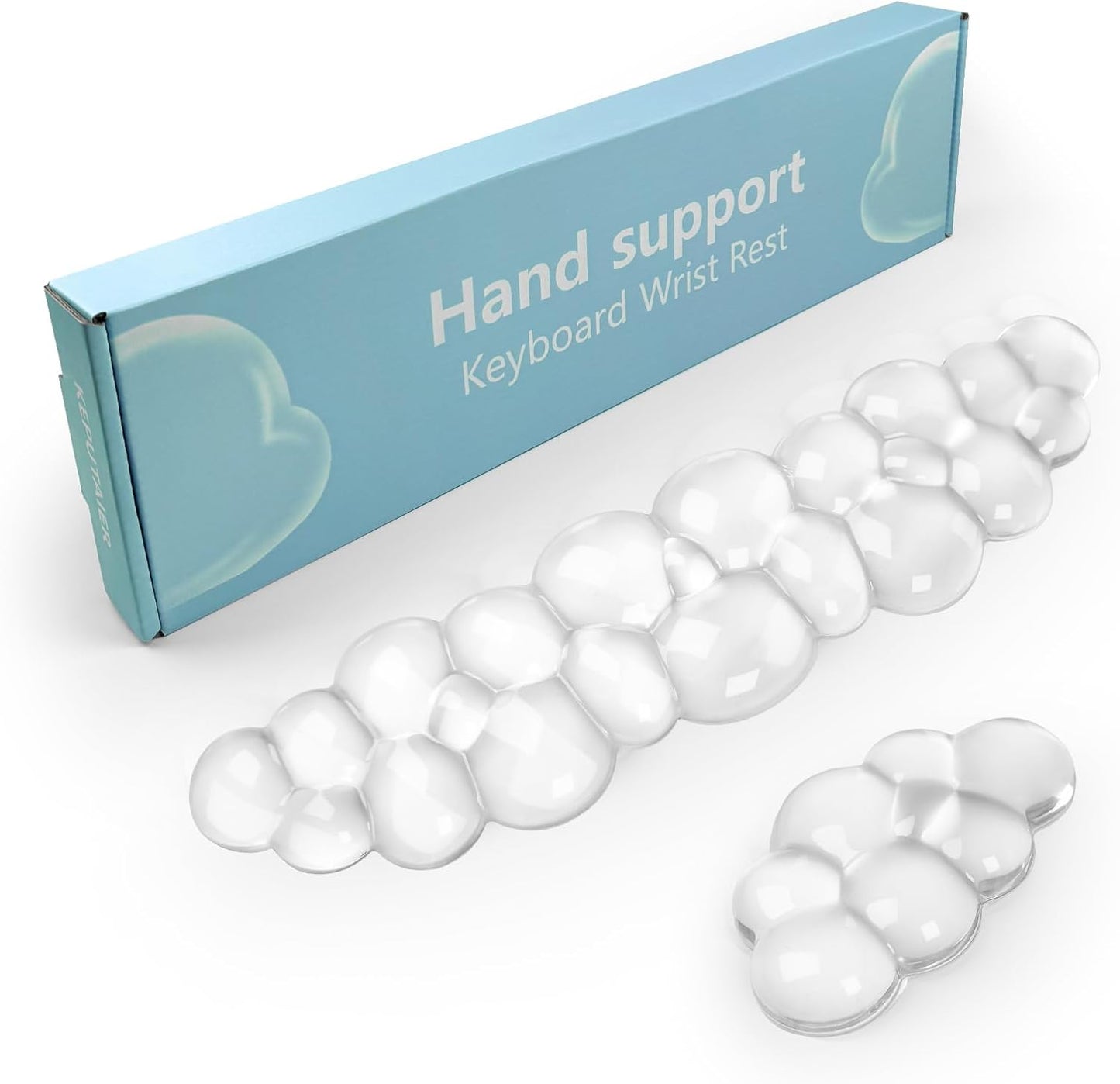 KEPUTAIER White Gel Cloud Wrist Rest - Pain Relief