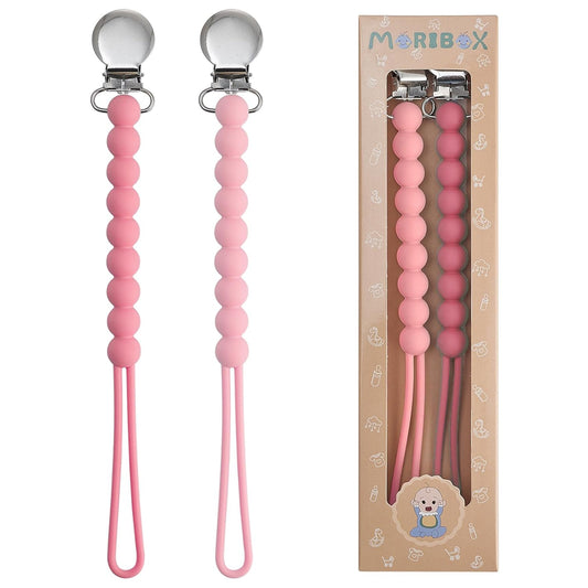 MORIBOX Paci Clips - Soothe & Secure, 2 Pack