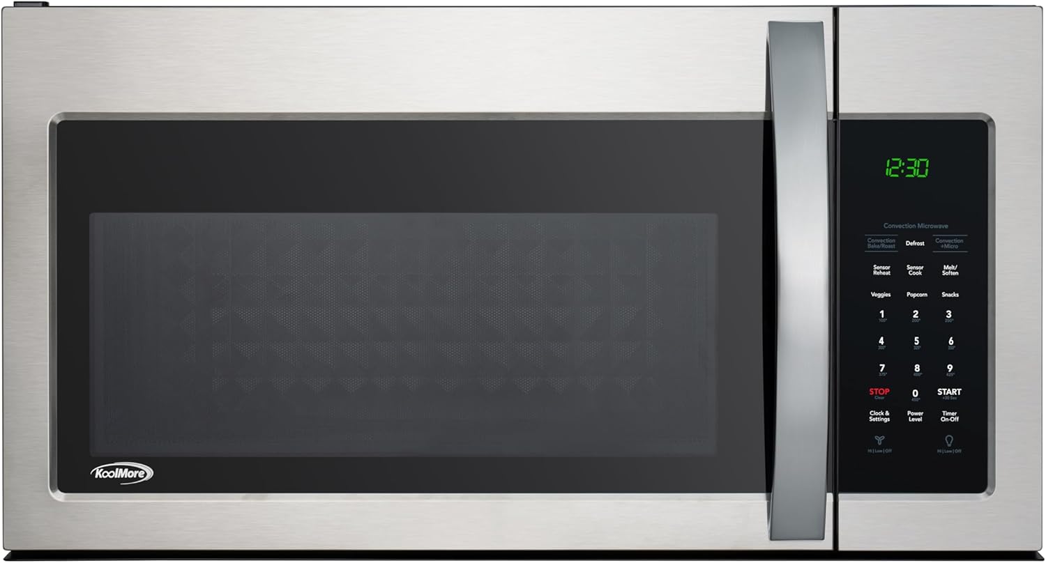Powerful 900W Convection Microwave in Stainless Steel