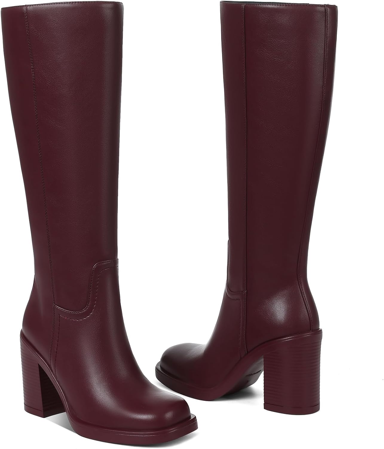 CYNLLIO Knee High Boots Women Platform Gogo Boot Thigh High