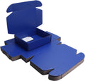 Sapphire Blue Shipping Packaging Corrugated Box L10xW8xH2.8 - Durable