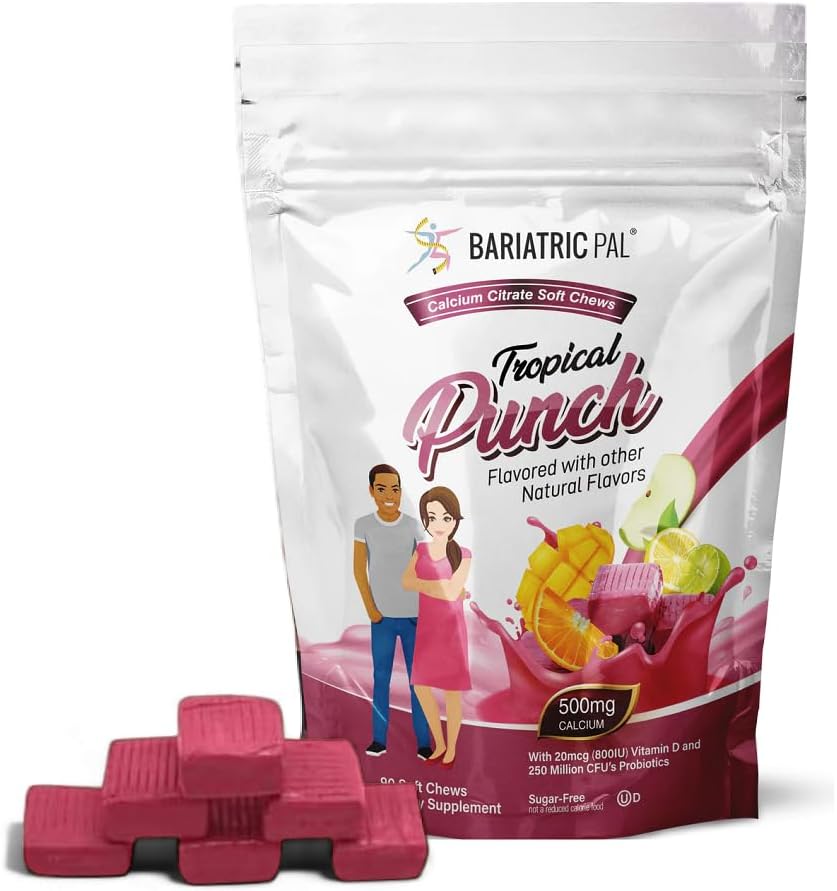 BariatricPal Sugar-Free Calcium Citrate Soft Chews for Health