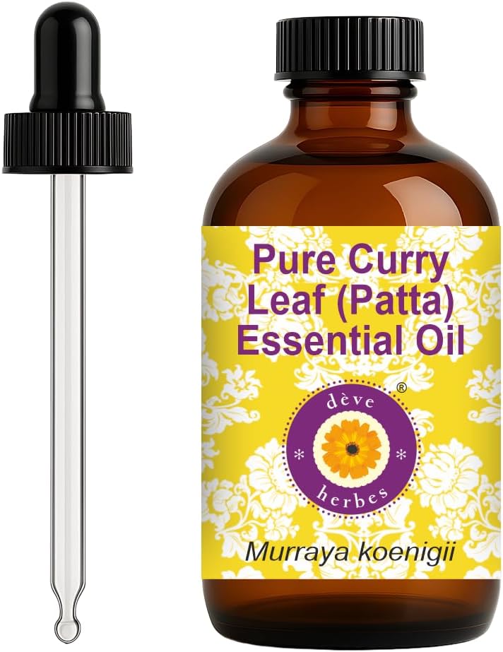 Deve Herbes Pure Curry Leaf Essential Oil for Skin & Hair Care