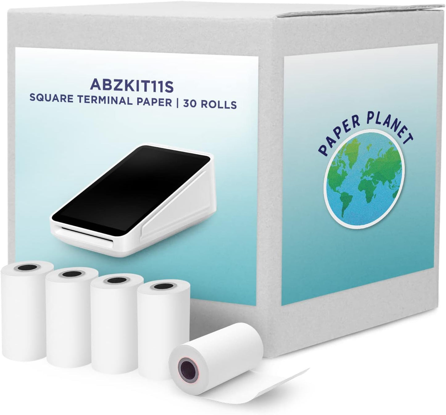 Square Terminal Thermal Paper: 30 Rolls for Crisp Receipts