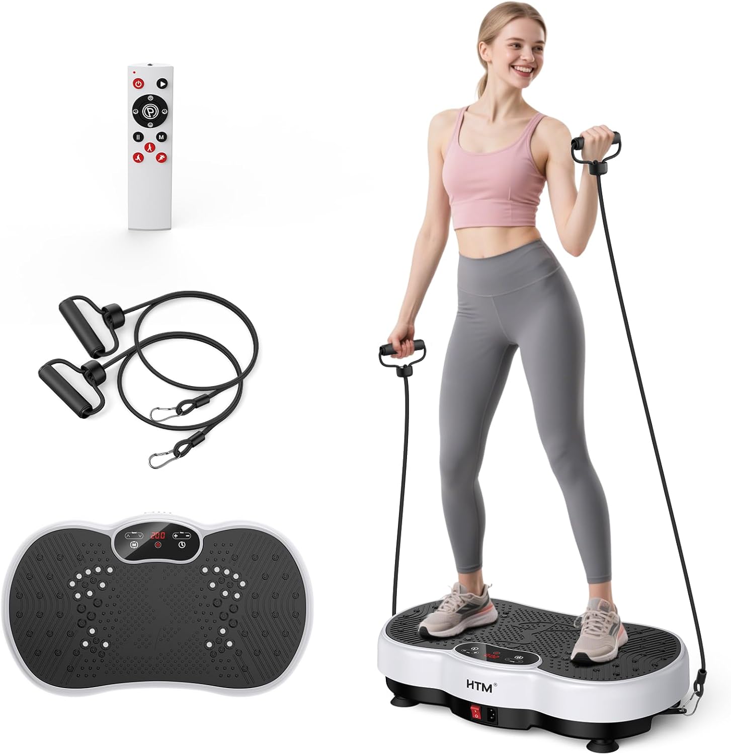 Vibration Plate Exercise Machine for Home Fitness & Weight Loss