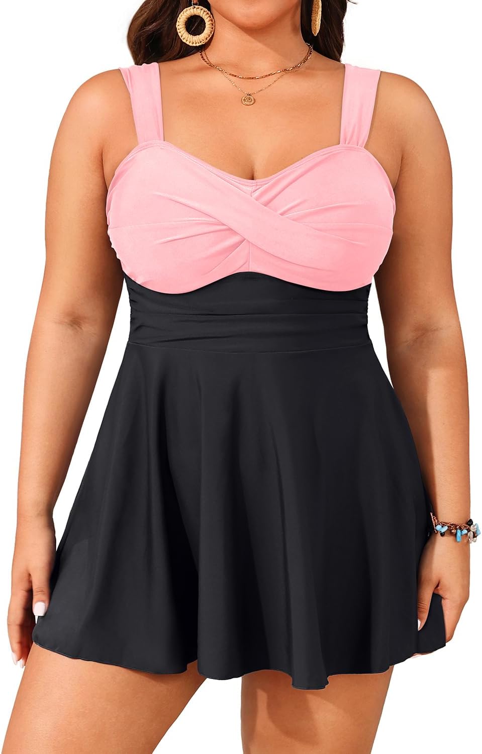 Aqua Eve Plus Size Tankini Swimsuits for Women 12ft-22ft