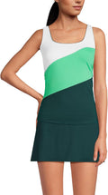 Square Neck Underwire Tankini Top Swimsuit - Adjustable Straps