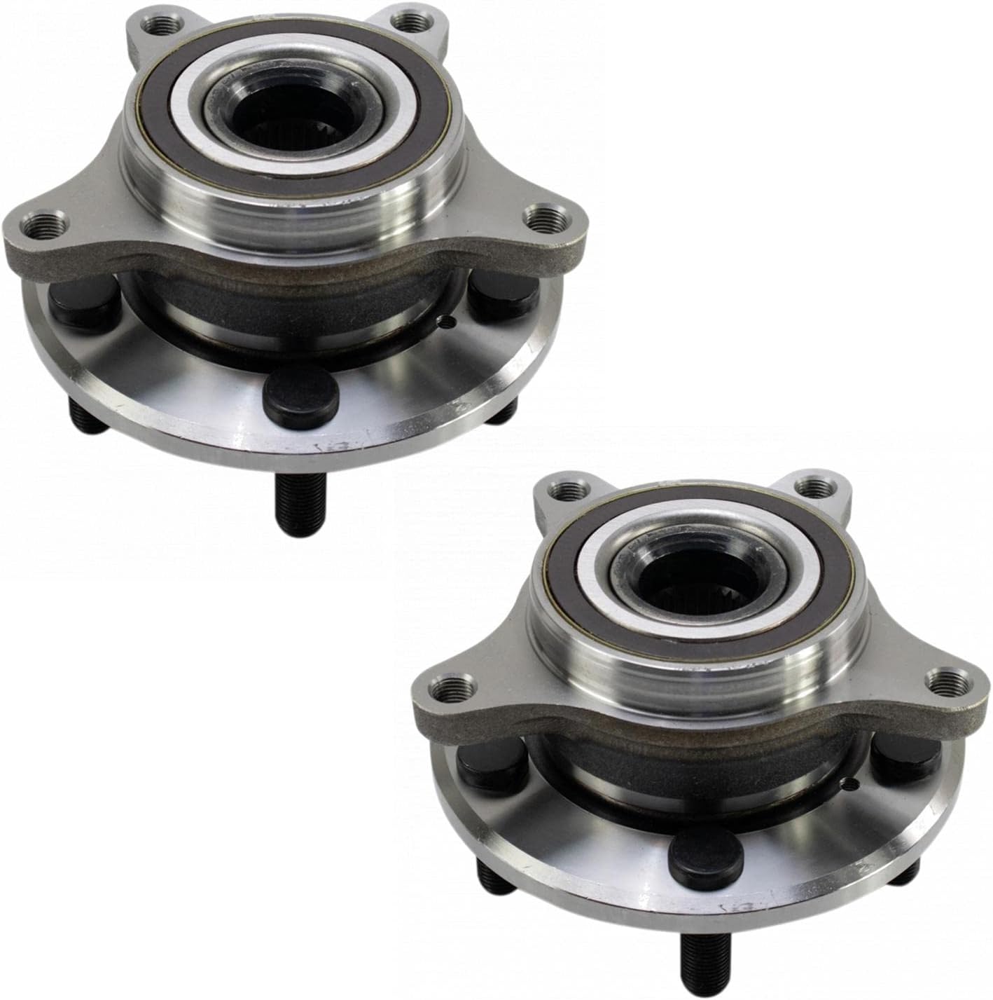 TRQ Front Wheel Bearing & Hub Assembly Set for Honda Civic 2017-2021