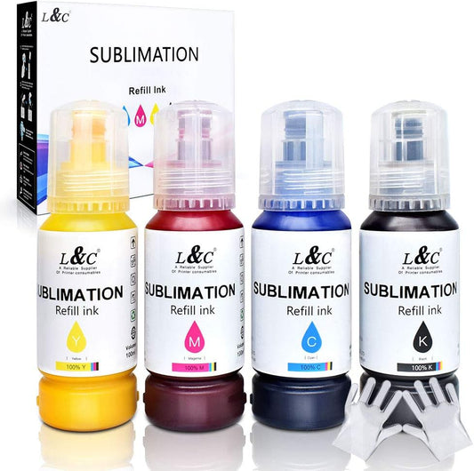 MERRYWORK Sublimation Ink for Epson EcoTank - Vibrant Colors!