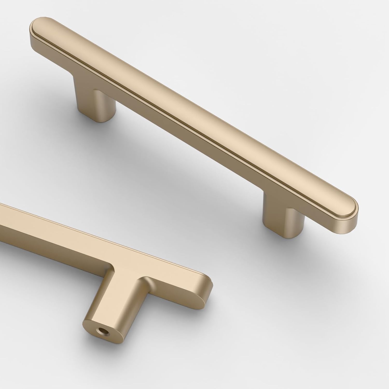 Champagne Copper Cabinet Pulls - 10 Pack 3 Inch Handles