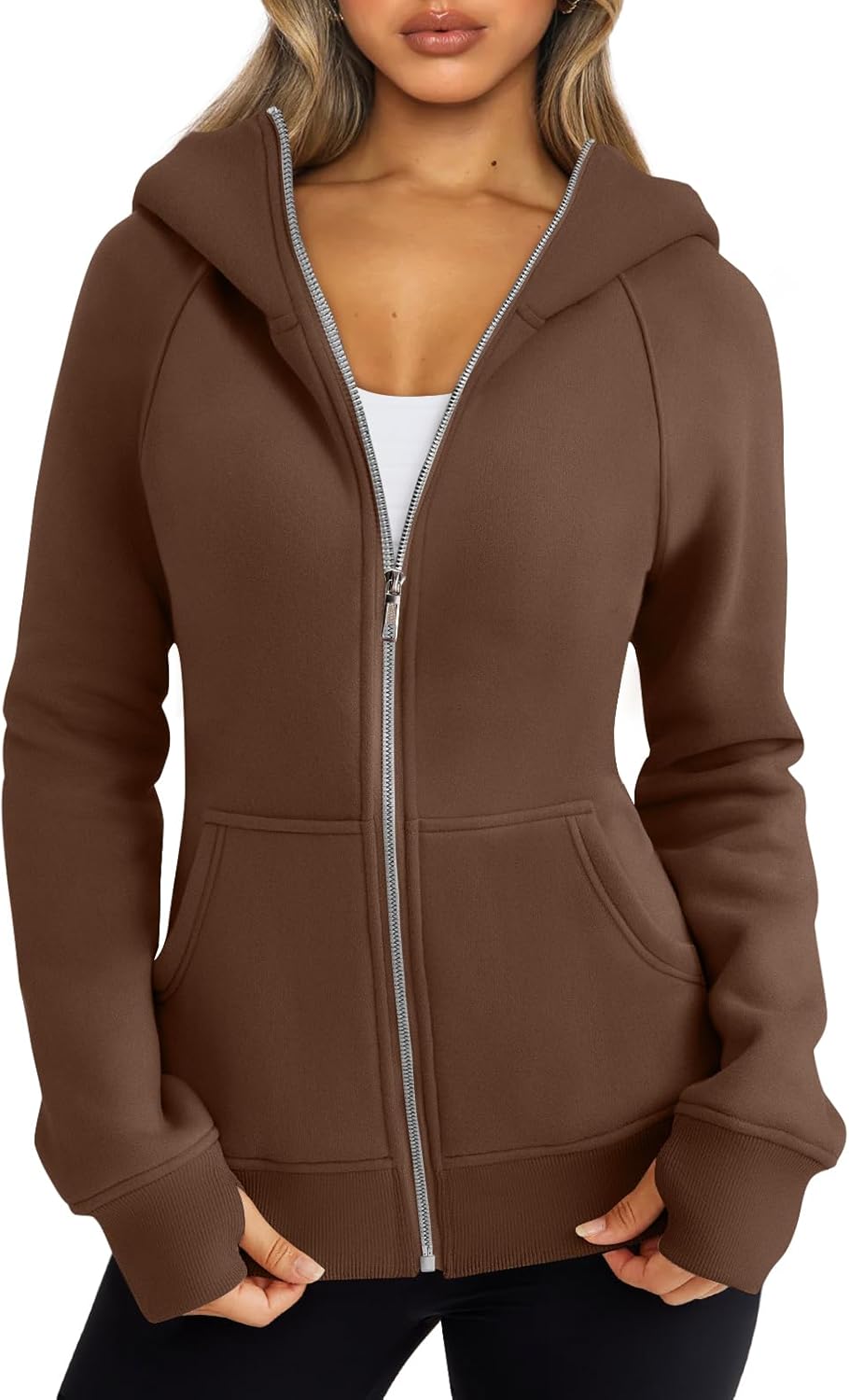 Trendy Queen Womens Zip Up Hoodies for Cozy Fall Fashion