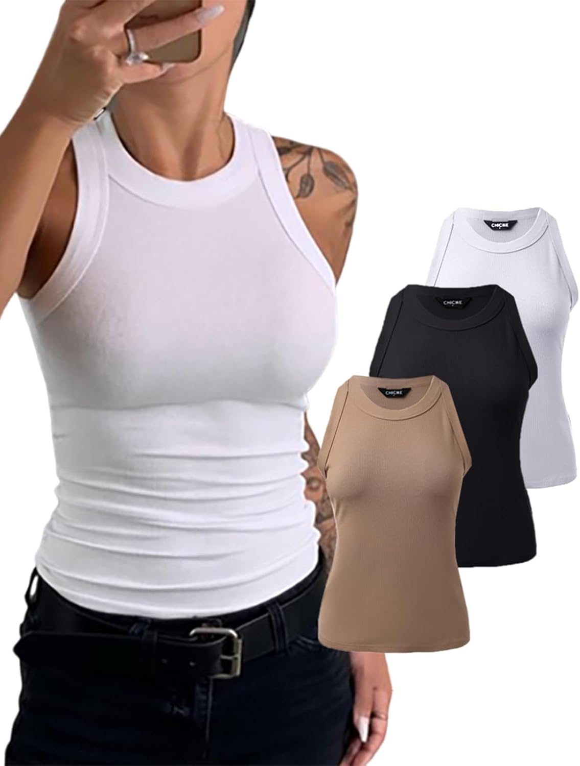 Stylish 3 Piece Womens Tank Tops for Every Occasion