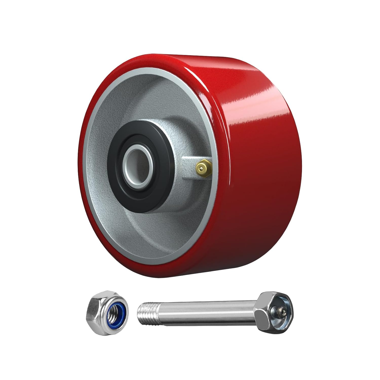4in x 2in Heavy Duty Caster Wheels for Industrial Use - 800 lbs