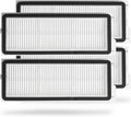 Washable High-Efficiency Filter 4Pack for Roborock Qrevo Series - Long