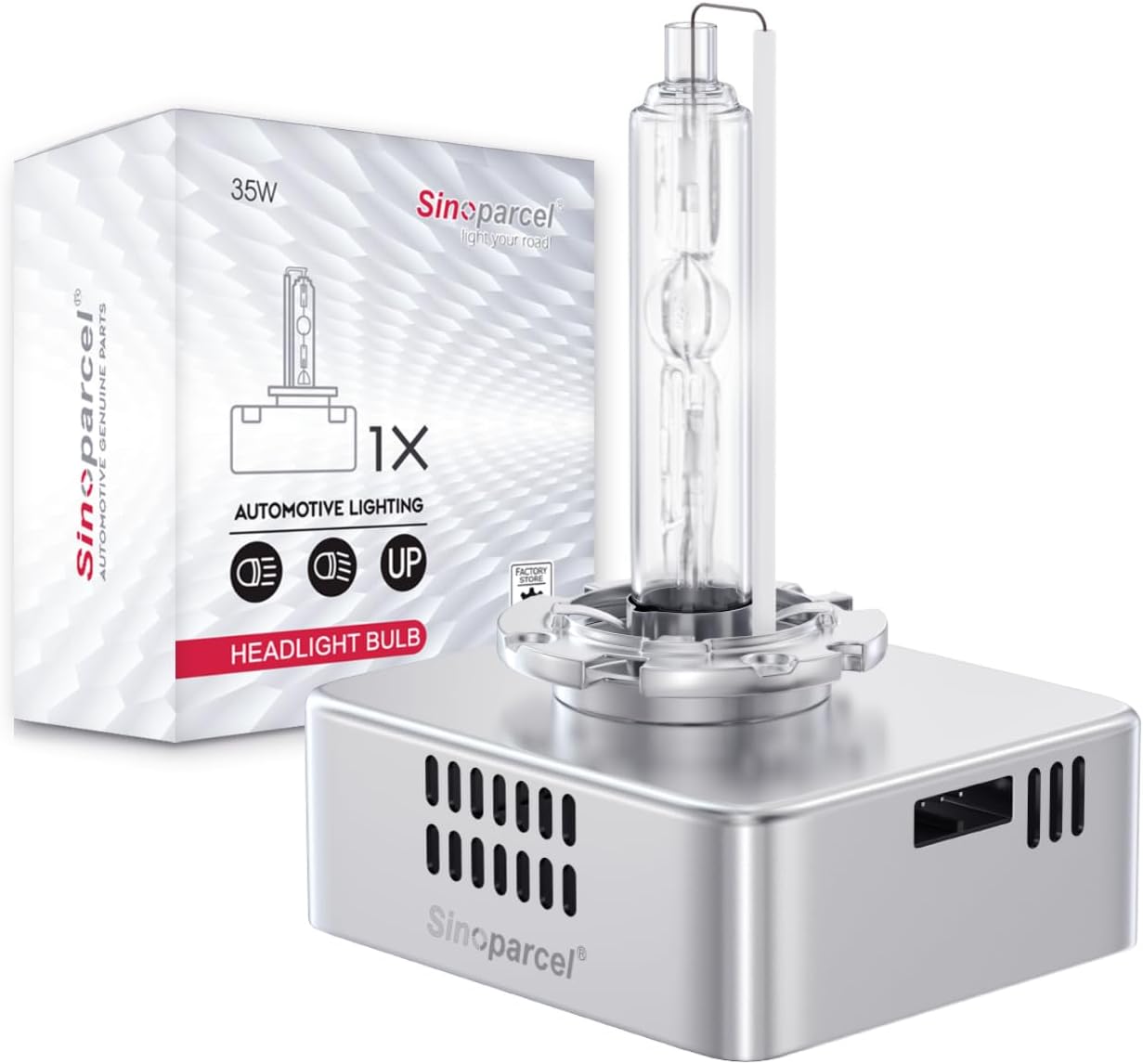 Sinoparcel D5S Xenon HID Headlight Bulb for High and Low Beam