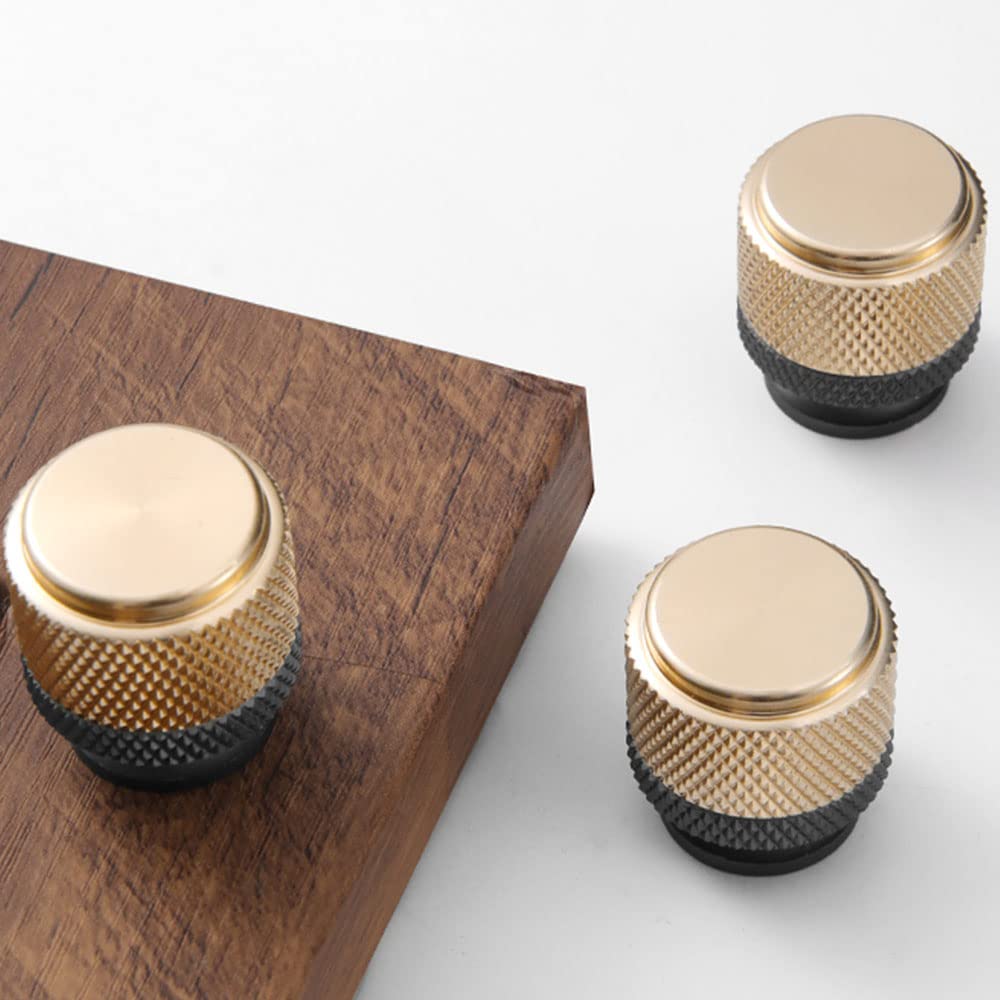 12 Pack 1 Inch Cabinet Knob Gold and Grey by Westablize