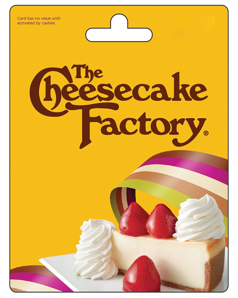 Cheesecake Factory Gift Card: Perfect for Any Celebration