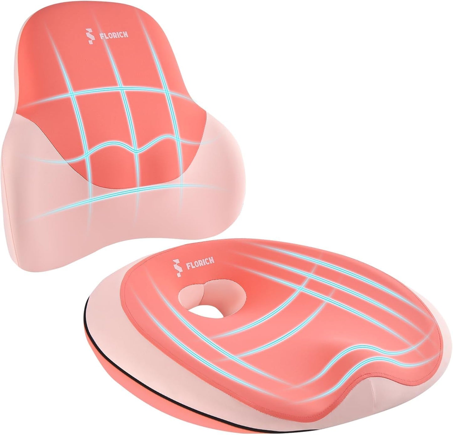 FLORICH Memory Foam Car Seat Cushion for Ultimate Comfort